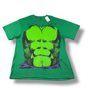 NWT 2012 Marvel Comics The Incredible Hulk Flip Out Front T-Shirt Mens Large